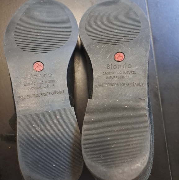 Blondo Linda Black Suede Ankle Boot   Size 7.5 - Picture 12 of 13